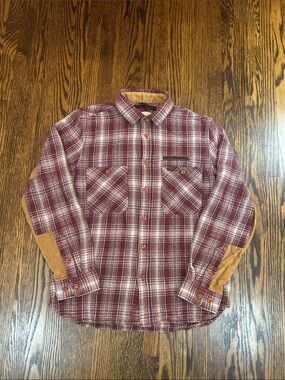 Marshall Artist Wool Blend Plaid Shirt